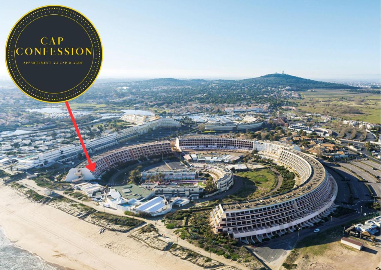 'Cap Confession' - Naturiste - Sea View - Beach - Parking -Air Conditionaire Agde Dış mekan fotoğraf